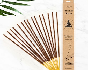 Myga Incense Sticks - 3 Pack Natural Joss Agarbatti Stick - Handmade in India