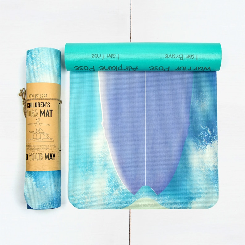 Children's Yoga Mat Nonslip Exercise Mat Yoga Mat for Etsy UK