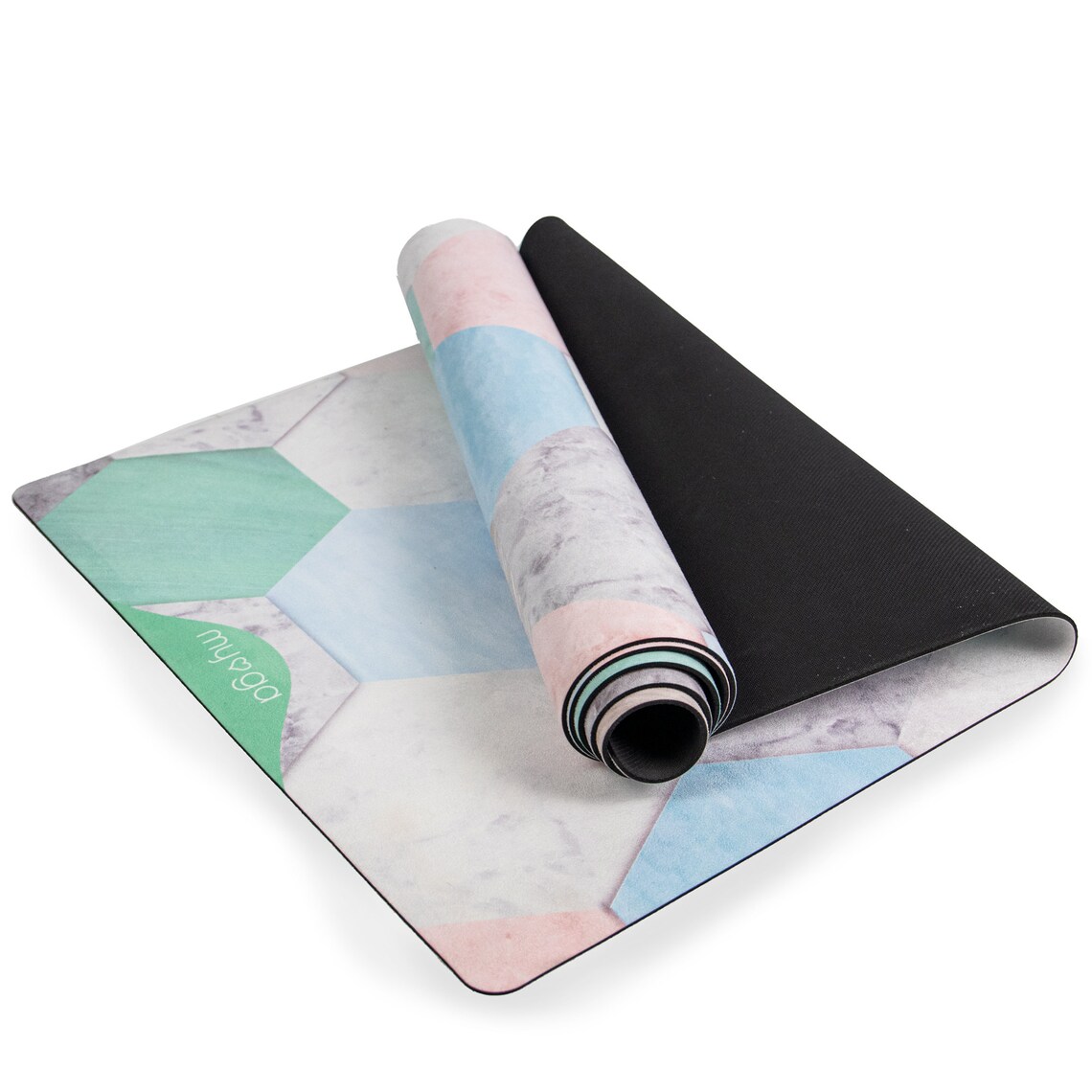 Vegan Suede Yoga Mat Patterned Yoga Mat Rubber Yoga Mat Etsy