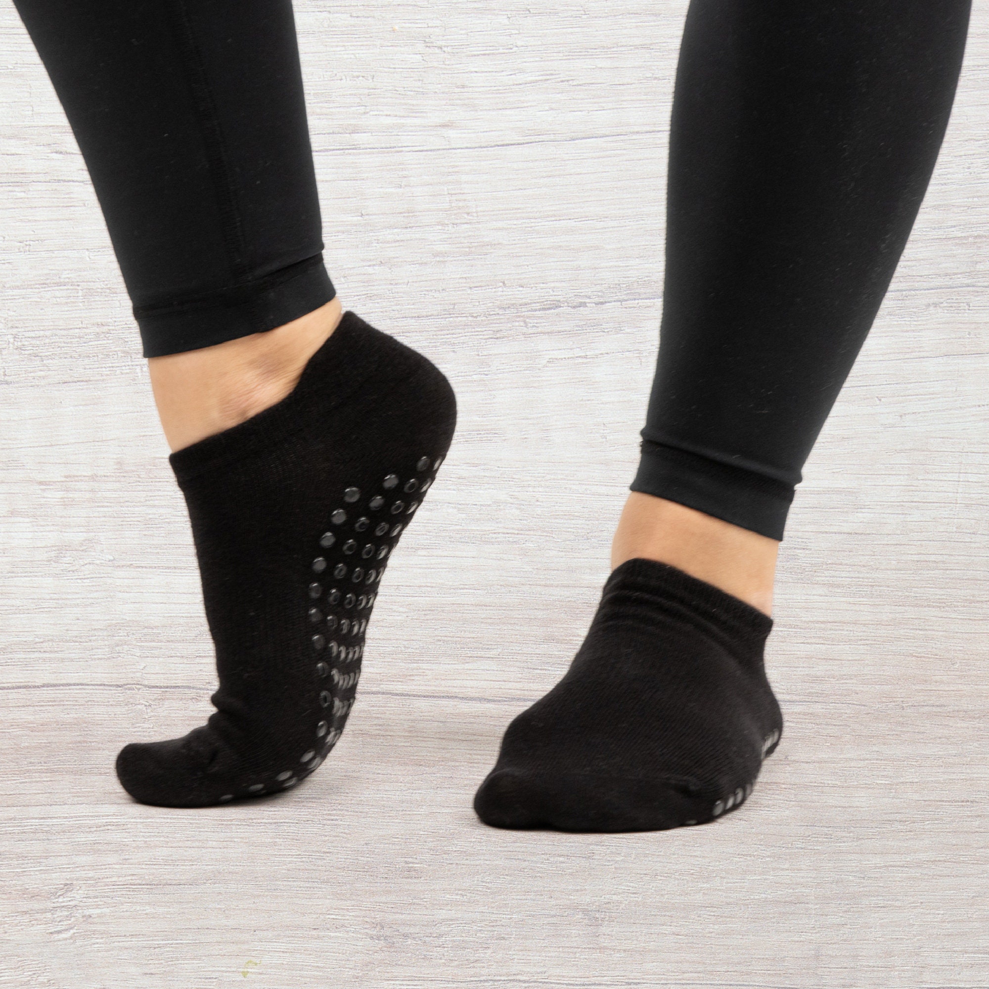 3-Pairs of Myga Non-Slip Toe Socks - 4 Sizes