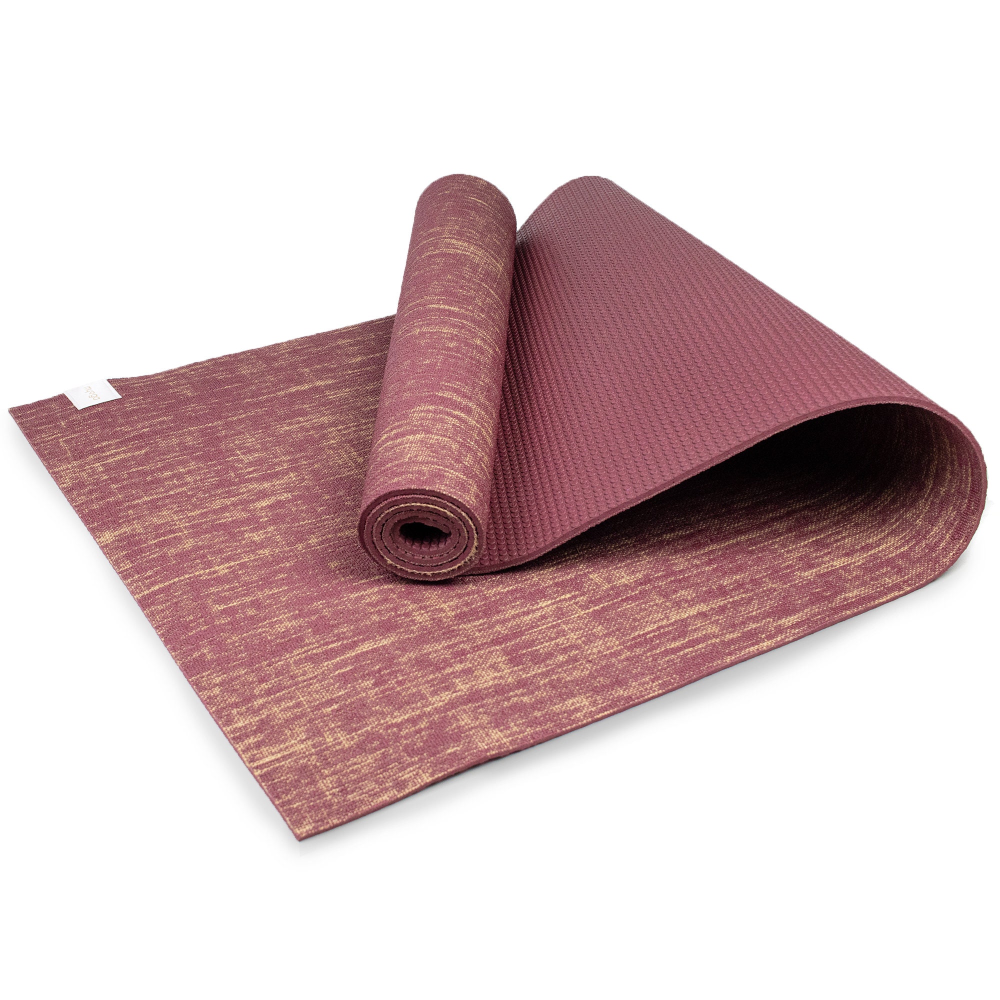 Red Jute Mat Yoga Jute Mat Yoga Products Eco Friendly Yoga Etsy