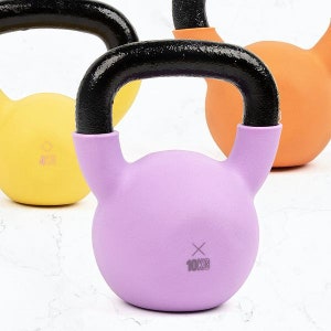 Myga Iron Kettlebell - Strength Training Equipment Cardio Home Gym - 4kg - 18kg