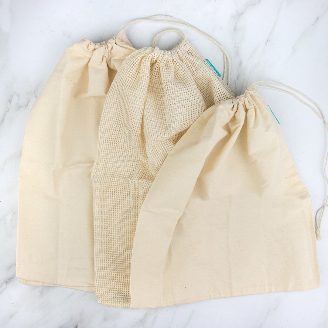 Produce Bags Eco Friendly Produce Bags Drawstring Shopping Etsy UK