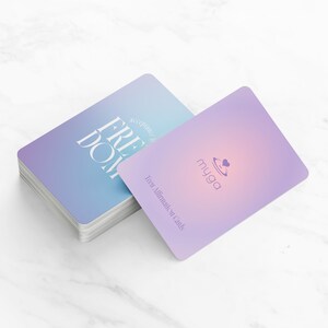 Cartes d'affirmation positive Myga pour adolescents