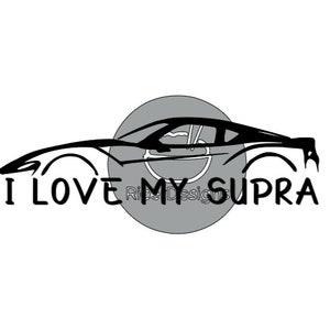 TOYOTA MK5 SUPRA DECALS