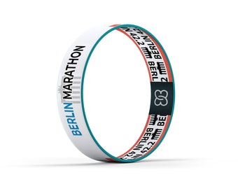 Berlin Marathon 26.2  Woven Bracelet - Brandenburg Gate  - Runner's 42.195 - Berlin Race - World Major Marathons