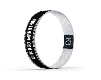 Chicago Marathon Wristband – 26.2 Mile Runner, Windy City Tribute