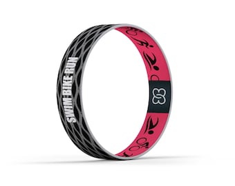 Swim Bike Run - Triathlon - Motivational Inspiration Friendship Woven Wristband Bracelet