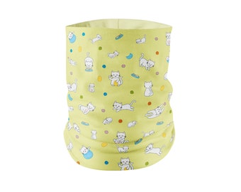 Tamaño niños Collar Polaina Máscara Facial Gatito Gatos