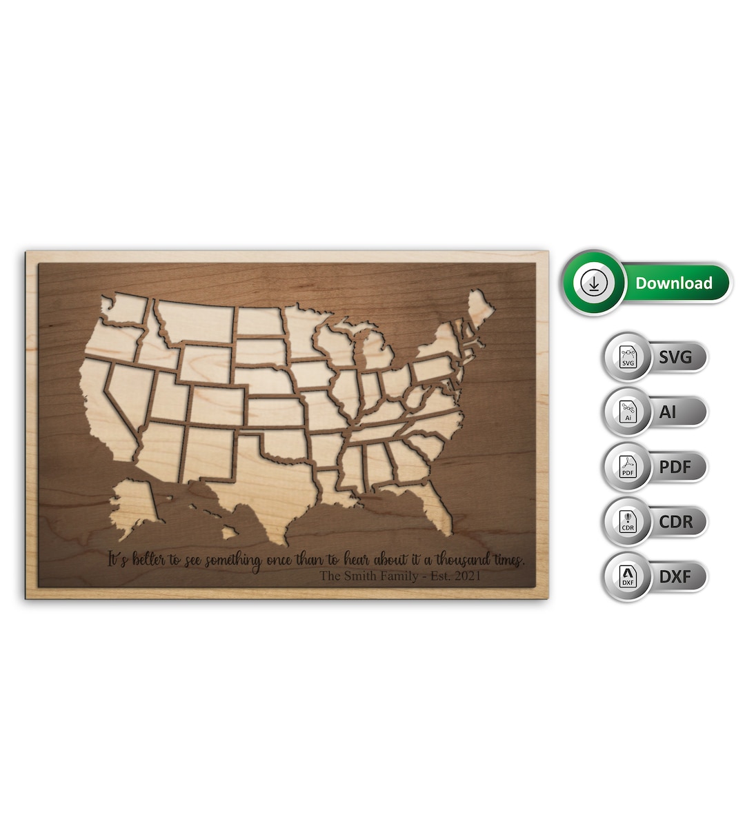United States Map Svg United States - Il 1080xN.6004971950 Pj1l 