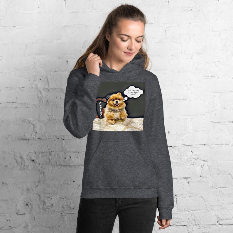 Pomeranian Hoodie Pom Ready for Brunch Cozy Hoodie Cutest - Etsy