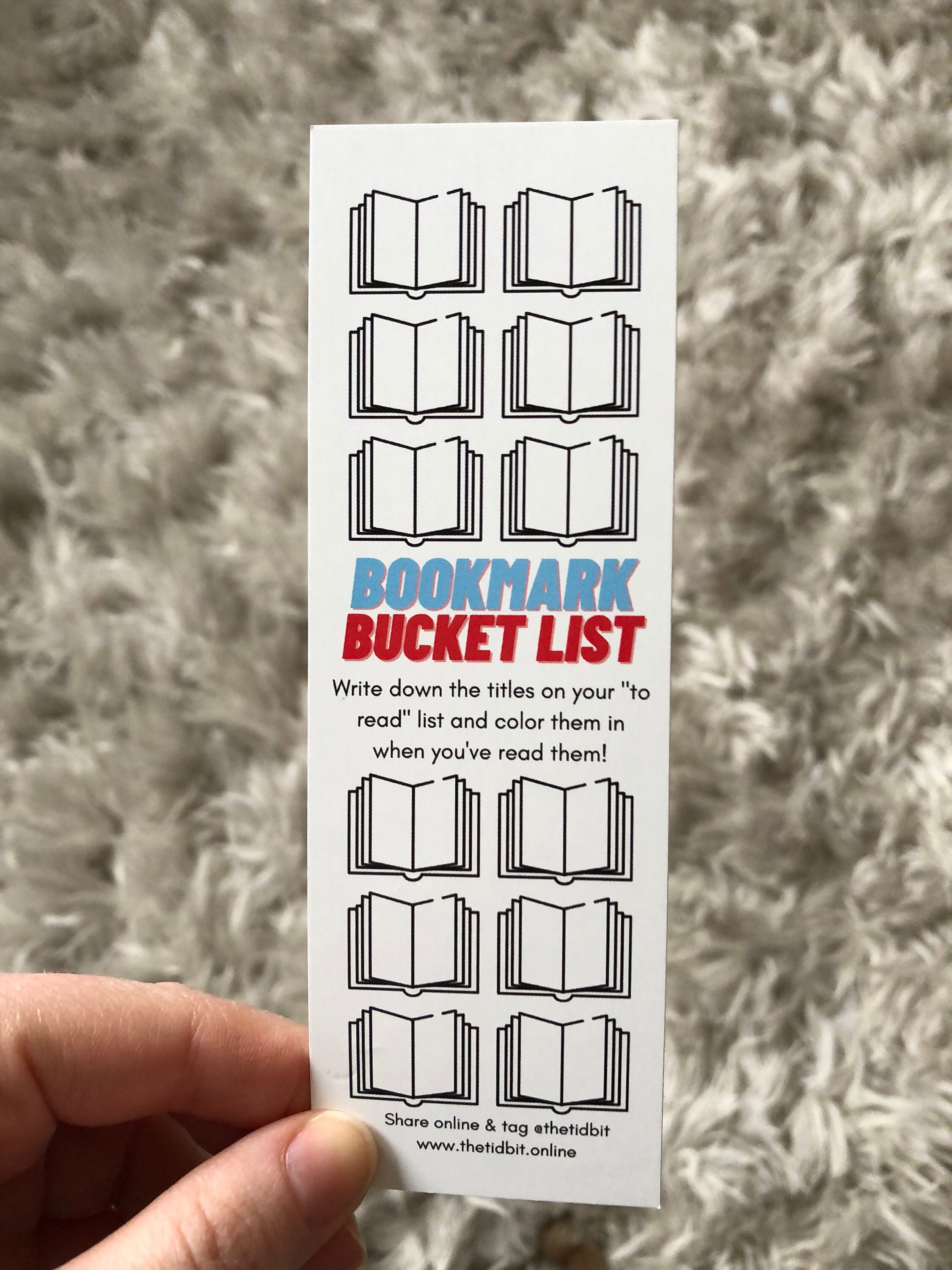 Bookmark Bucket List Etsy