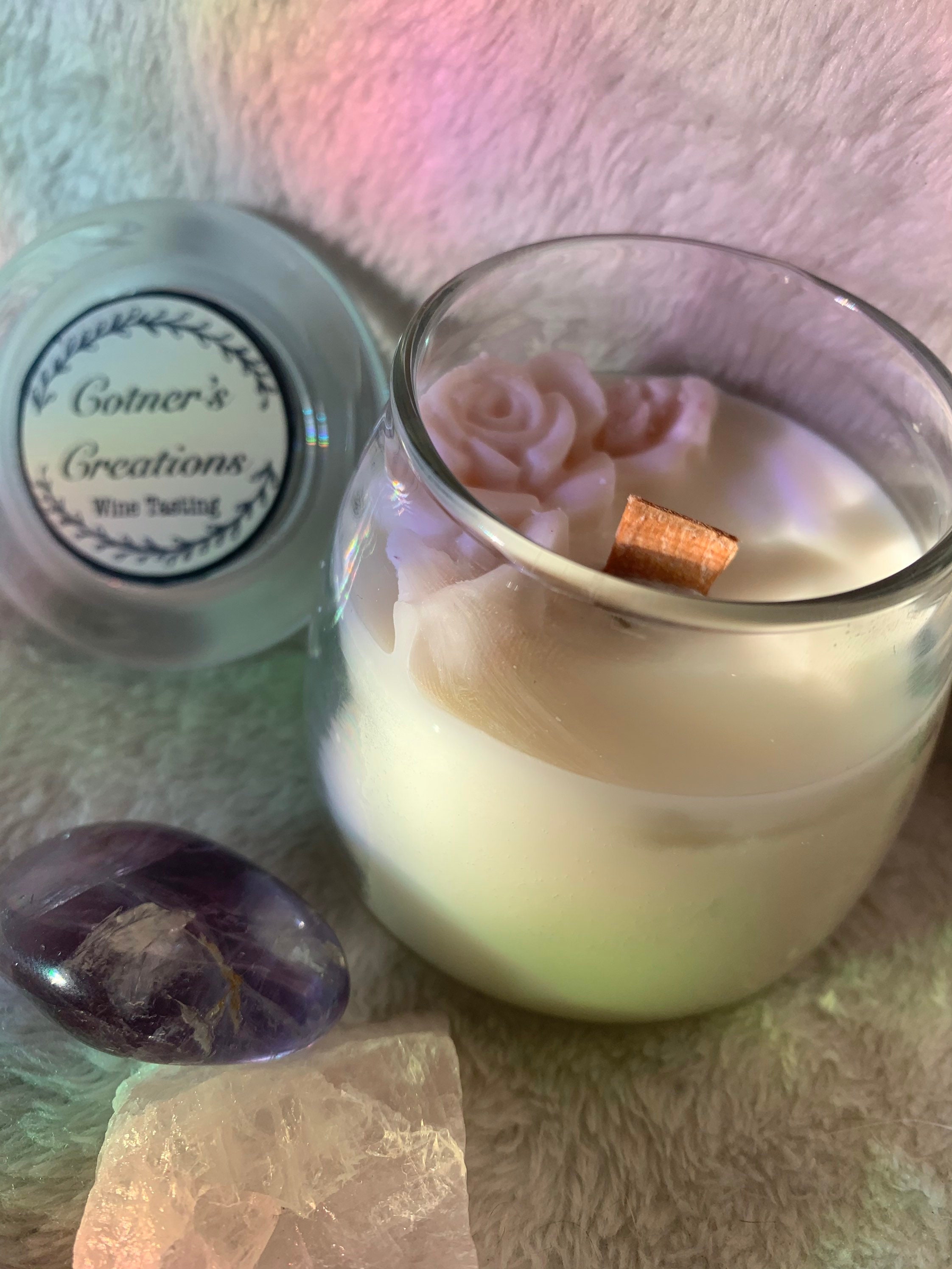 Wine Tasting Date Night Candle/ Valentines Day Candle 3oz Etsy