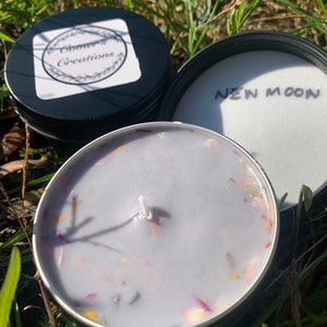 New Moon Ritual/Manifestation Candle 2oz