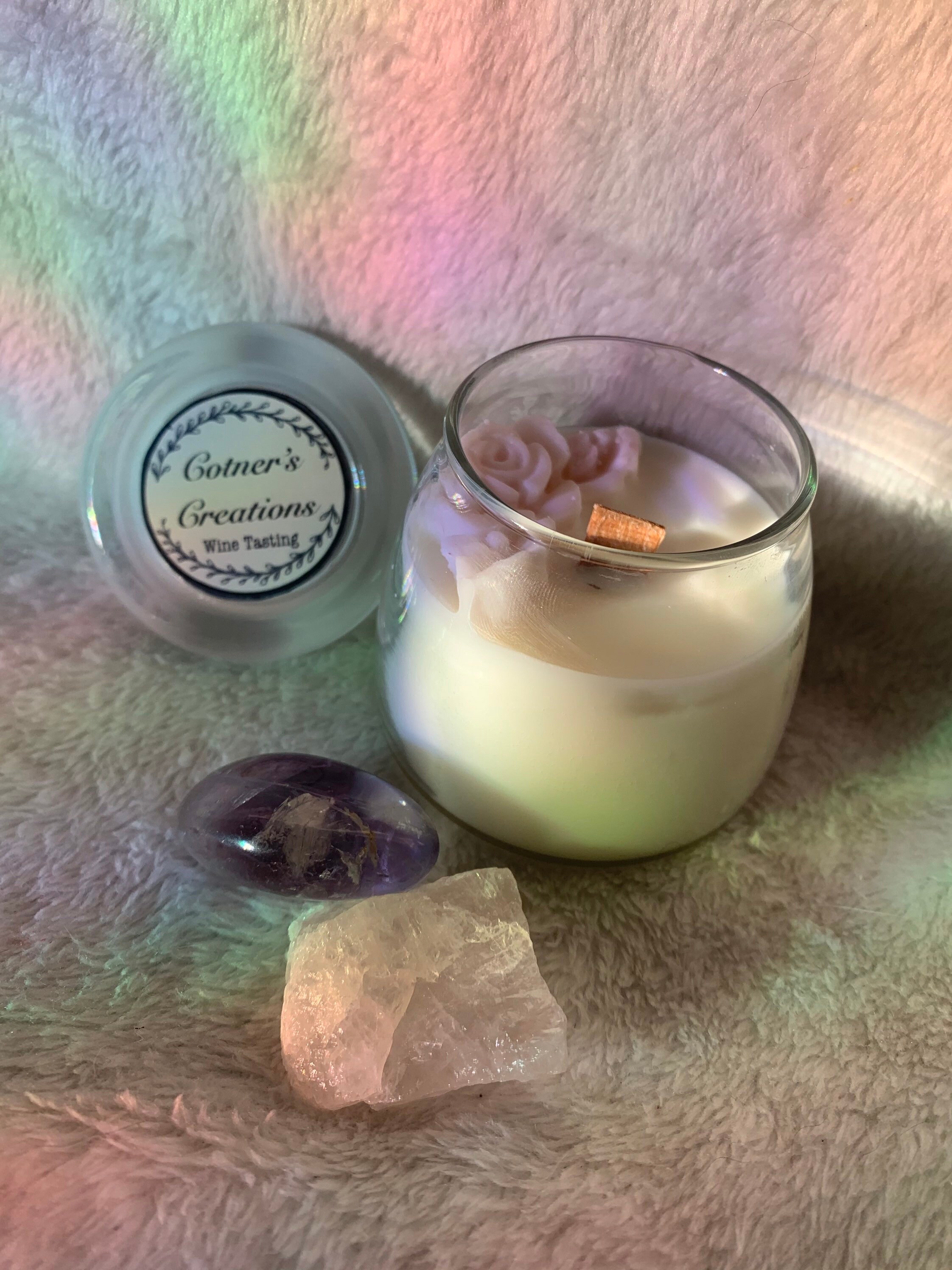 Wine Tasting Date Night Candle/ Valentines Day Candle 3oz Etsy