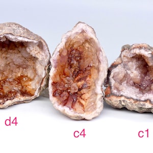 Pink Amethyst Patagonian Quartz Geode Crystal from Patagonia, Argentina - Listing is for 1 geode