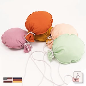 Cartamodello e istruzioni illustrate per la decorazione murale con palloncini in tessuto - Download digitale immediato - Decorazioni di compleanno fai da te - di Gesa