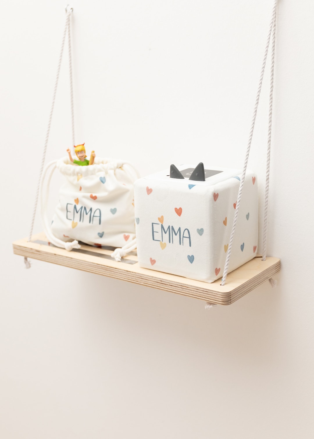 Toniebox Cover Made of Fabric With Heart Pattern Print, Protective Cover for Tonie, Cover