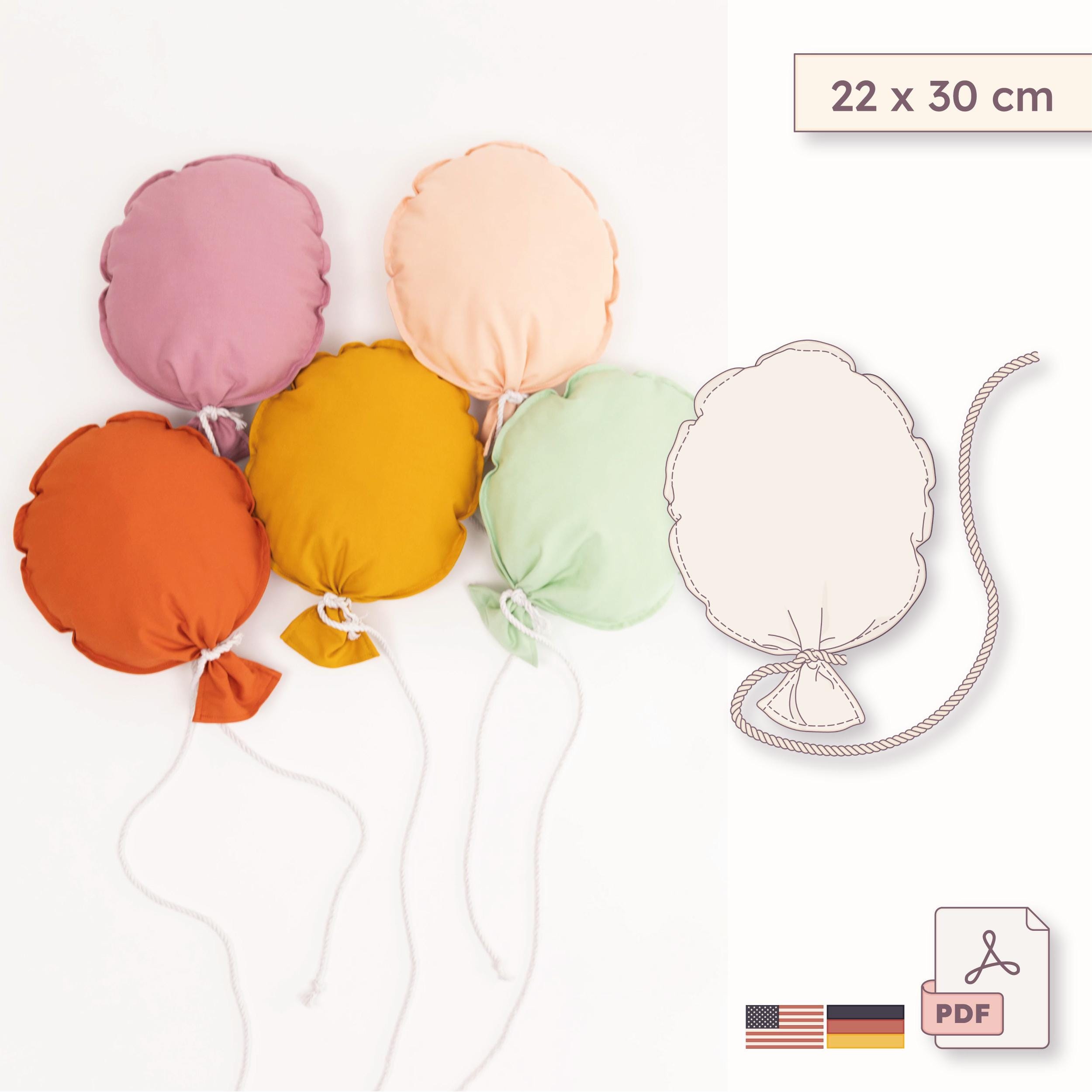 Fabric Balloon Sewing Pattern (PDF) – Sew a Decorative Balloon – 22 X ...