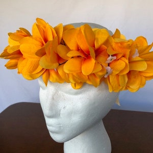 hawaiian Plumeria Flower Headband (Artificial)