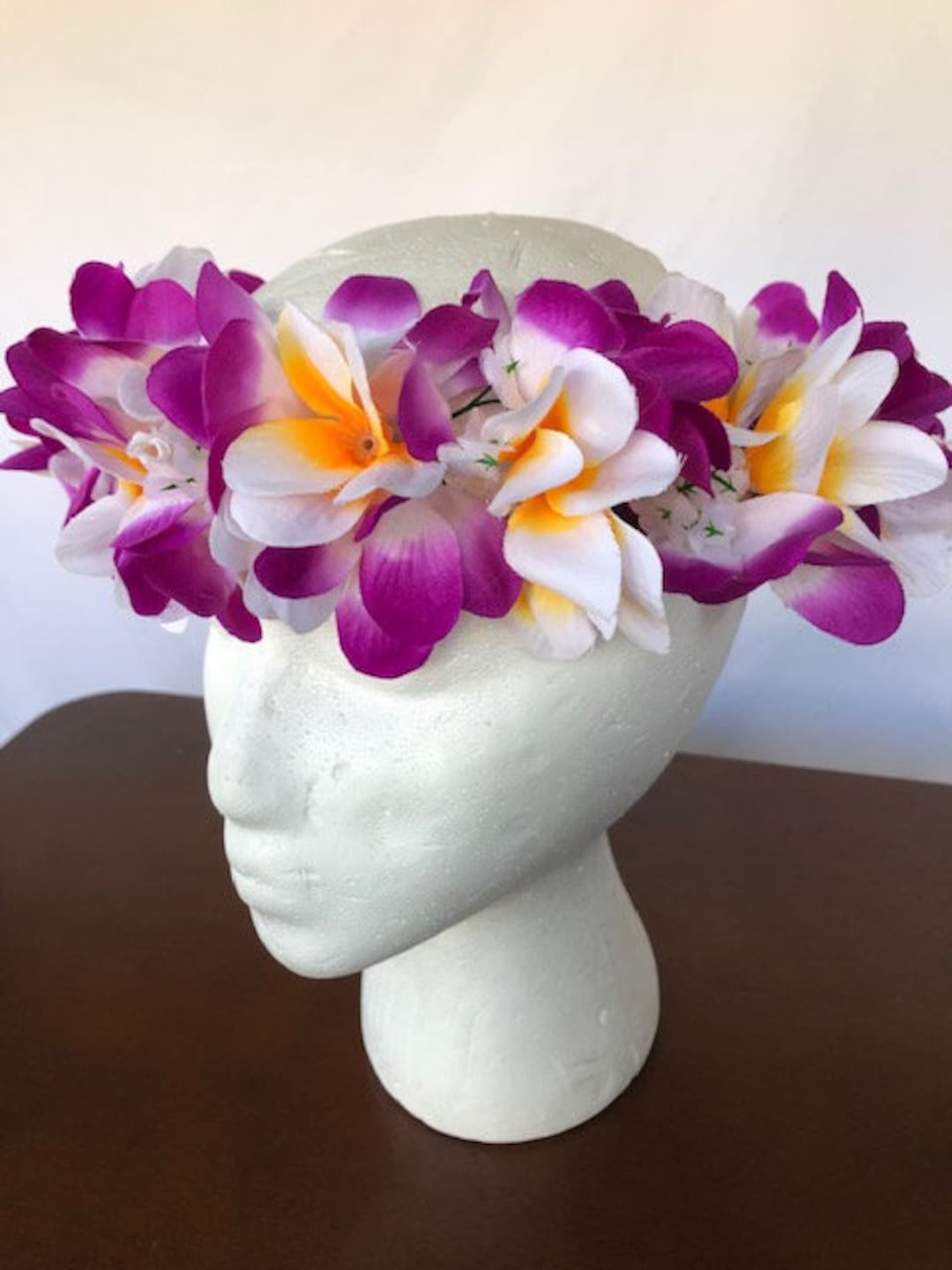 Hawaiian Plumeria Flower Headband artificial Etsy