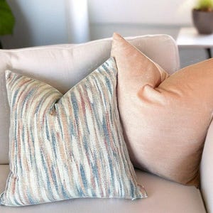 Rosa Dekokissen, lachsfarbener Kissenbezug, Kissenset, Kissenbündel, korallfarbenes Kissen, Pastellfarben Sham, Boho Couch Kissen, alle Größen