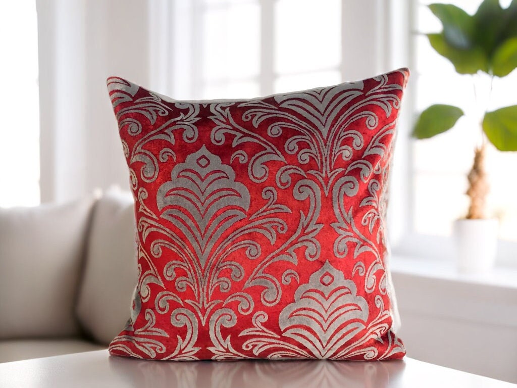 Burgundy Sofa Pillow Etsy Singapore
