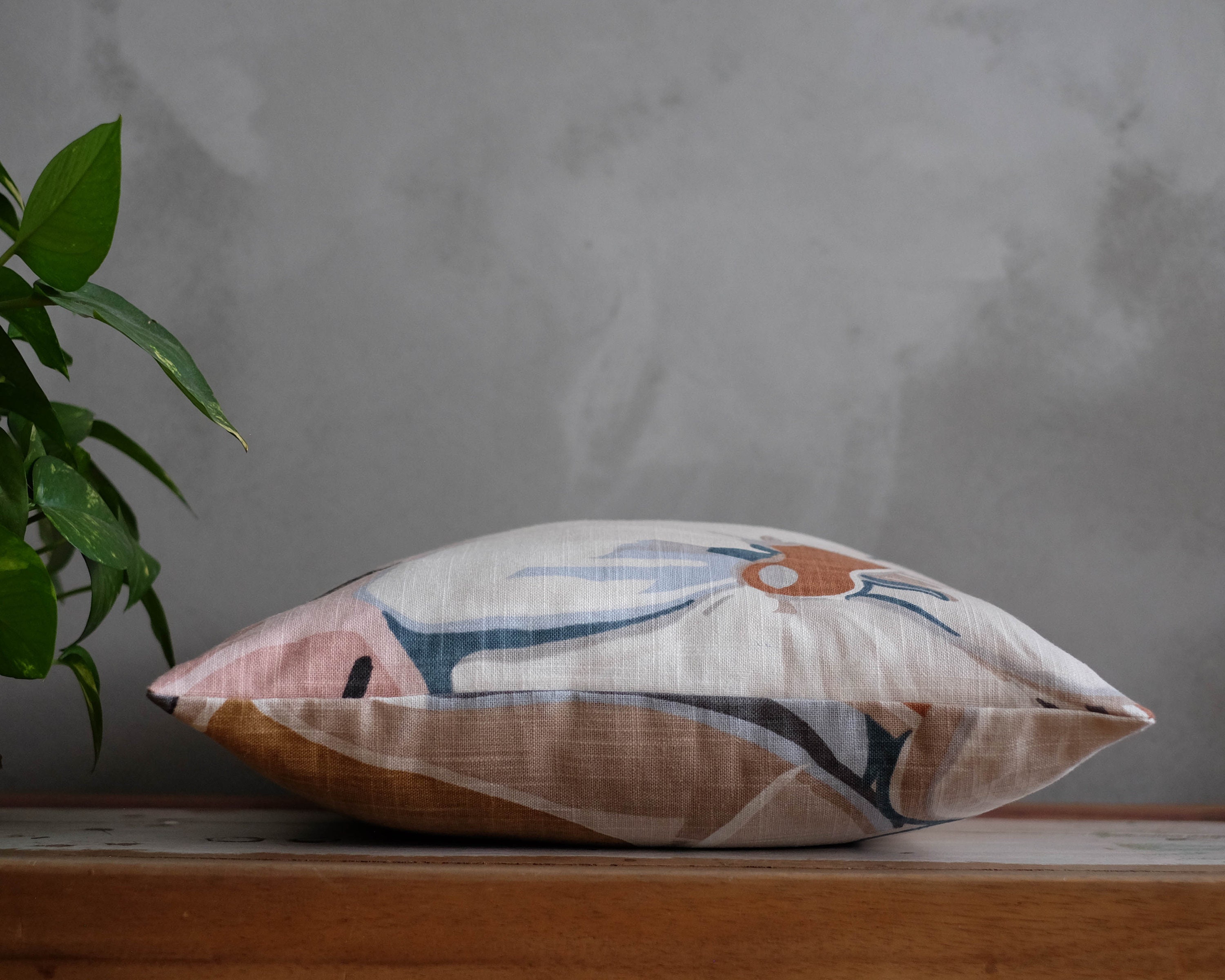 Abstract Throw Pillow Cover Earth Tones Couch Pillow Nature Etsy