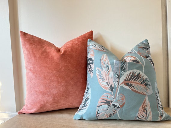 Coral colored accent pillows hot sale