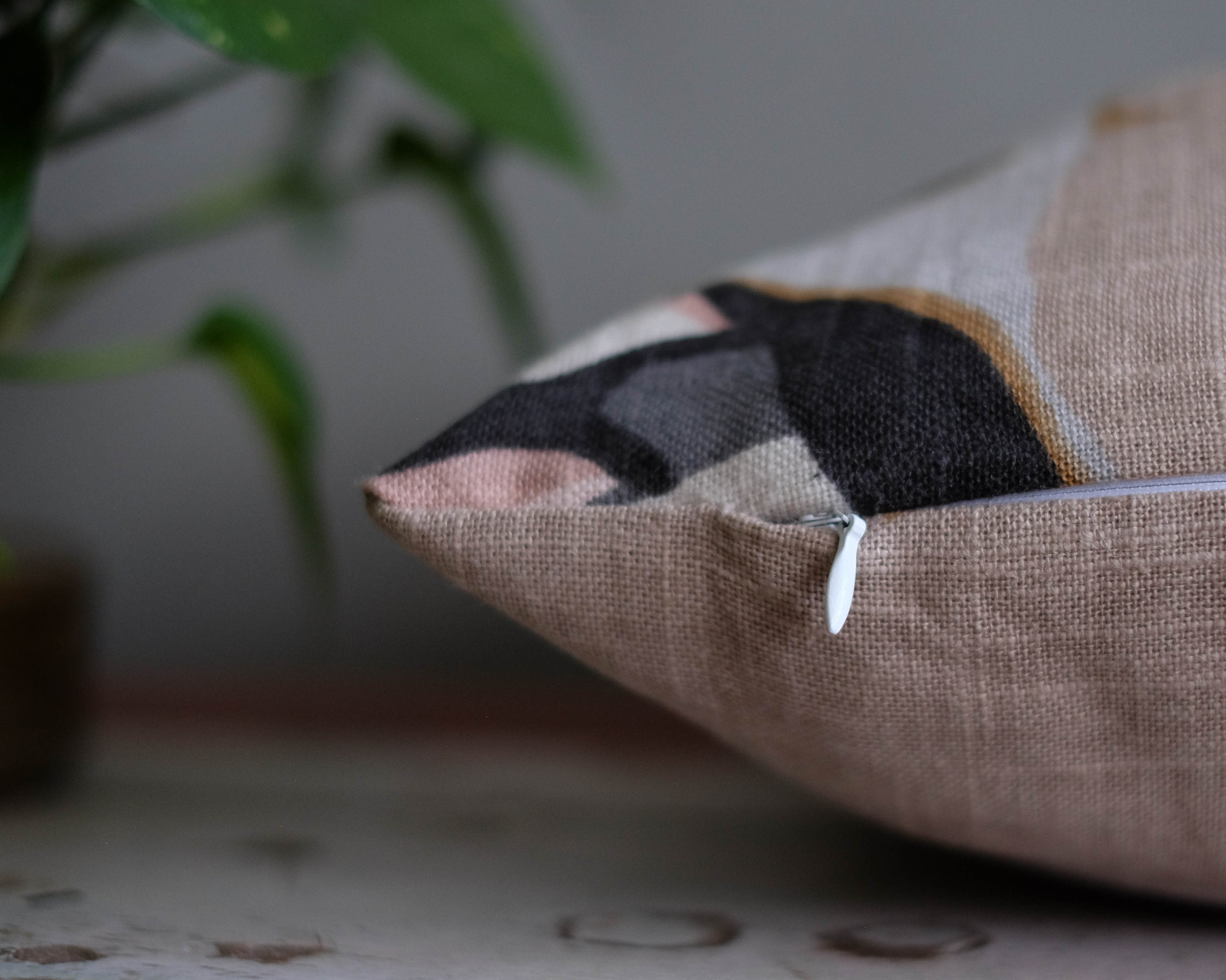 Abstract Throw Pillow Cover Earth Tones Couch Pillow Nature Etsy