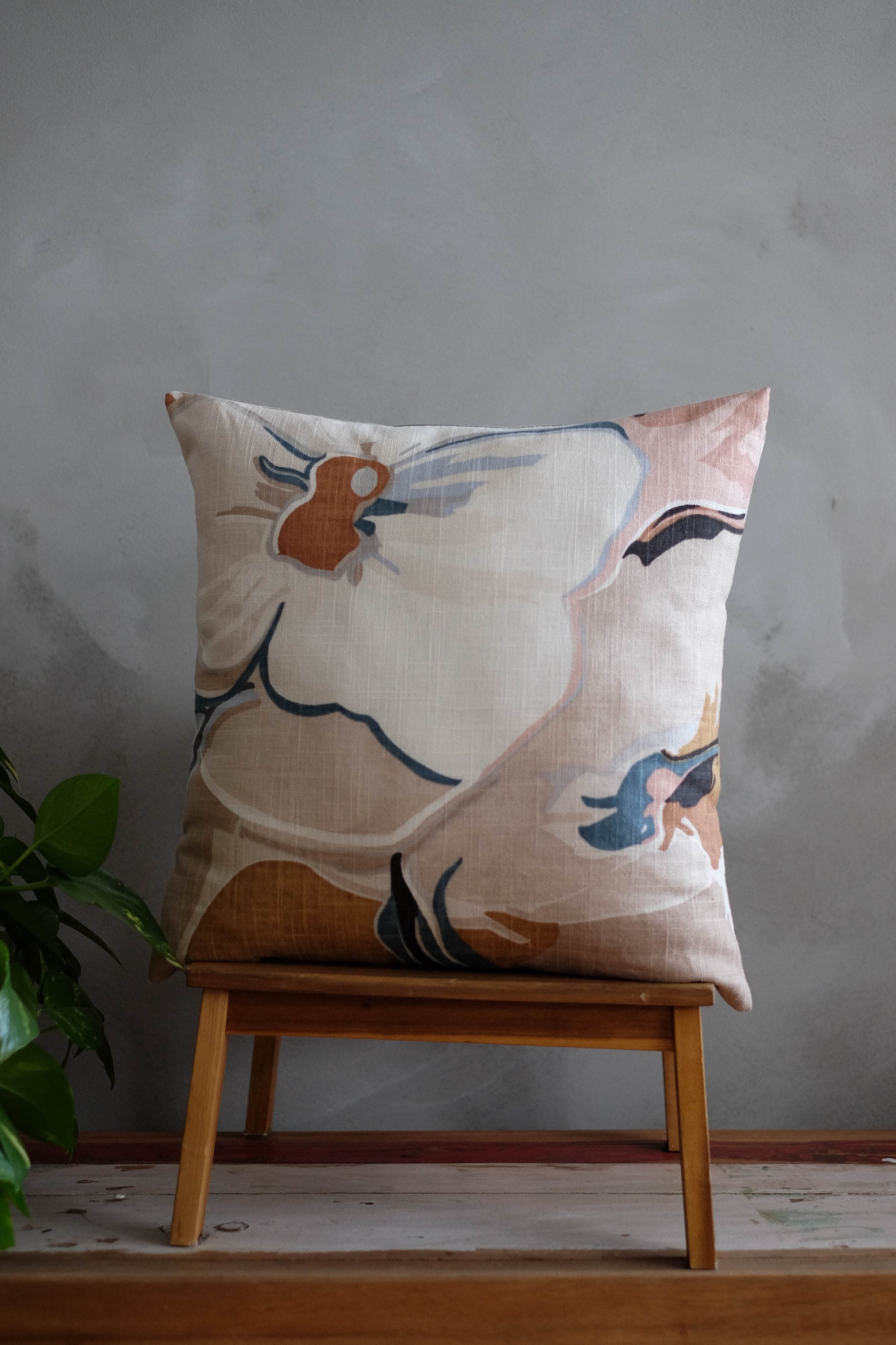 Abstract Throw Pillow Cover Earth Tones Couch Pillow Nature Etsy