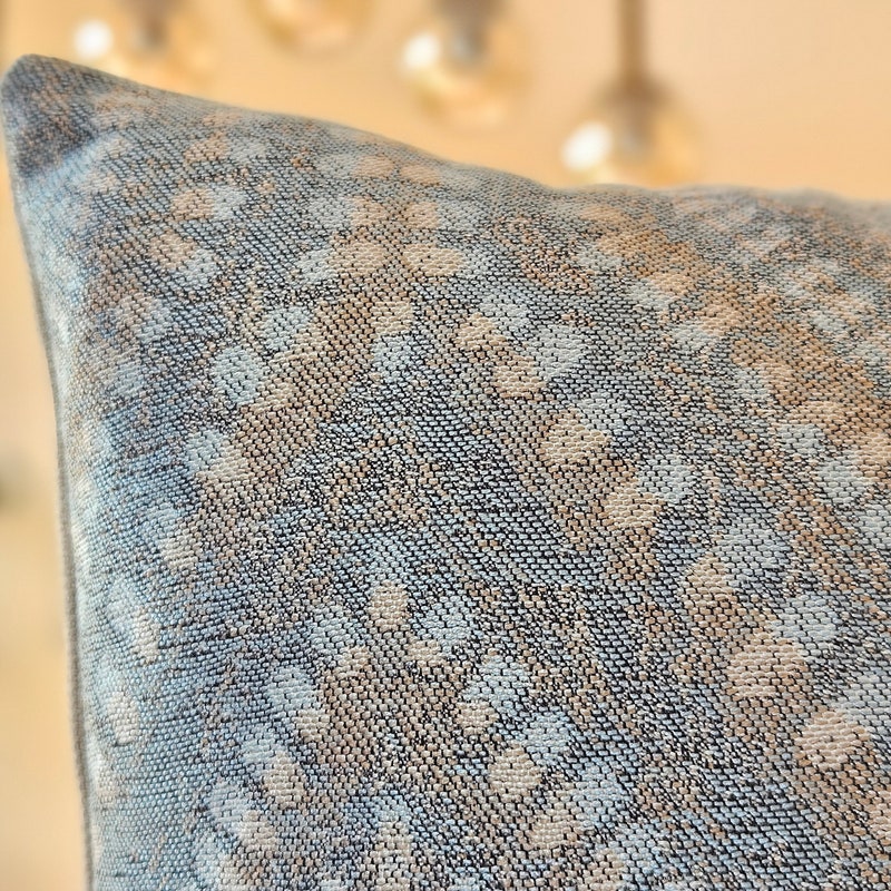 Blue Gray Pillow Etsy