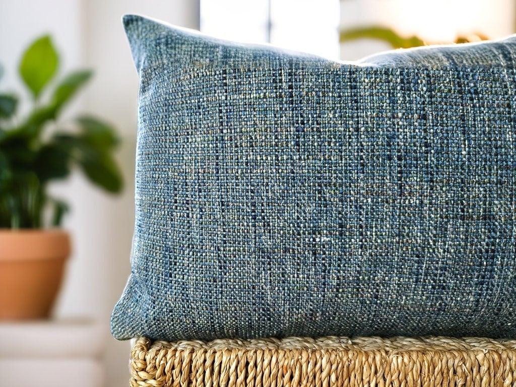 Pillow Grey Green Turquoise Etsy Singapore