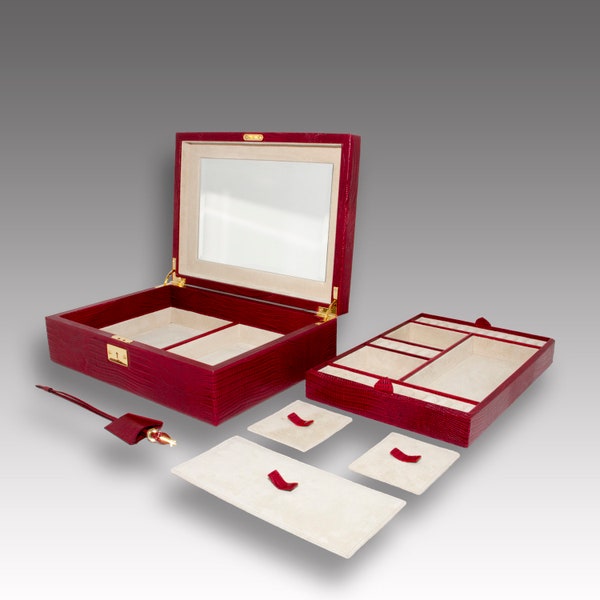 Jewelry box travel tray