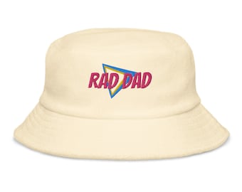 Rad Dad terry cloth bucket hat