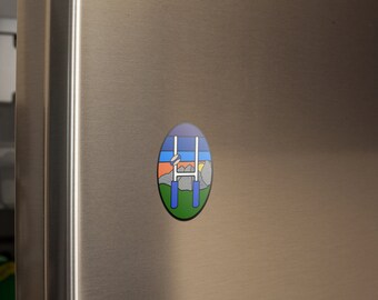 Rugby Mountains Magnet