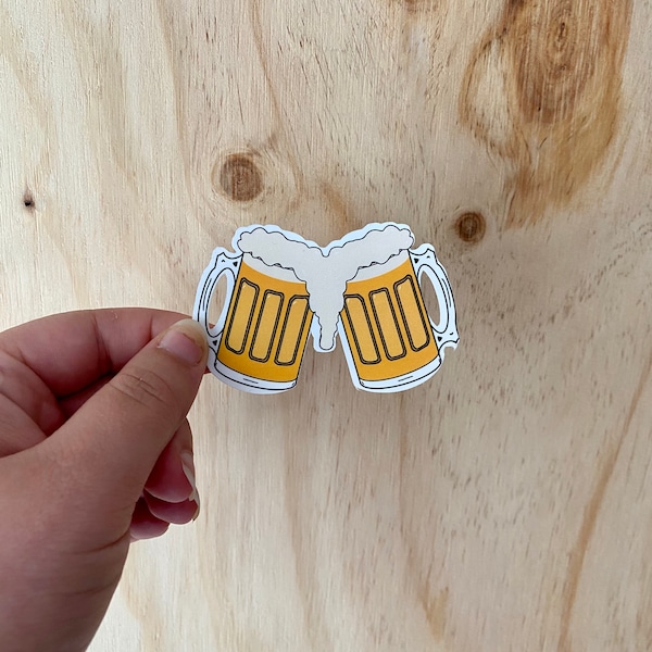 Craft Beer Stein Cheers Sticker