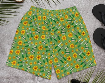 Rugby and Daffodils Swim Trunks Athletic Long Shorts