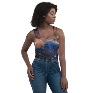 JWST Cosmic Cliff Crop Top