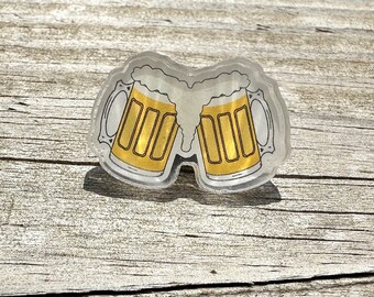 Craft Beer Stein Cheers Acrylic Pin