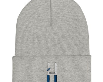 Rugby Ball and Uprights Cuffed Beanie