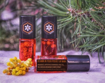 ORGANIC LIP BALM. Gift For Her/Moisturising Vegan Lip Balm/Chapstick/Lip Treatment/Lip Care/Natural Beauty/Cruelty Free/Handmade Lip Balm