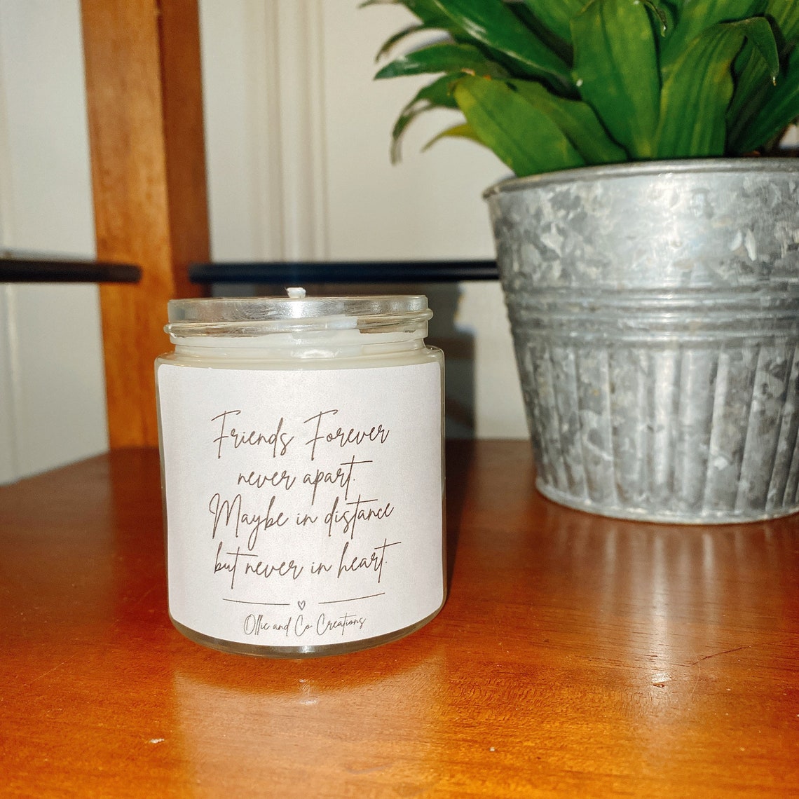 Best Friend Candle. Personalized Candle. 100 Soy Wax Candle. Etsy