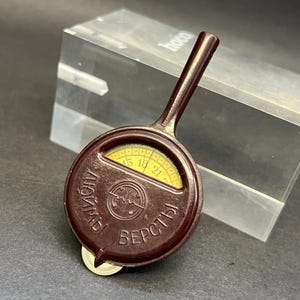 Sowjetischer Vintage Odometer RKKA,Seltenes Opisometer,Altes Curvimeter 1930er Jahre,zum Messen gekrümmter Linien auf Karten,Kartengeschenke