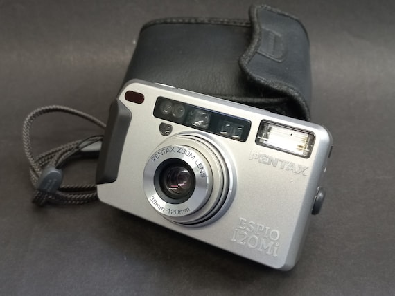 Vintage Camera Pentax Espio 120mi, Film Camera Pentax 1990s, Point 