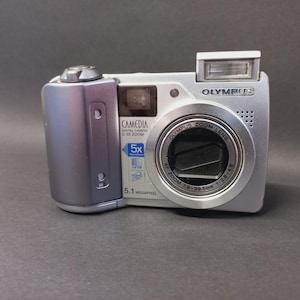 Vintage Digital Camera Olympus Camedia C-55 ZOOM, Digicam 5.1 MP