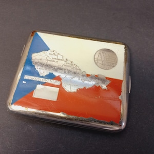 cosmos cigarettes Cosmos leather cigarette case made in Japan from brass and smooth leather Cosmos#3