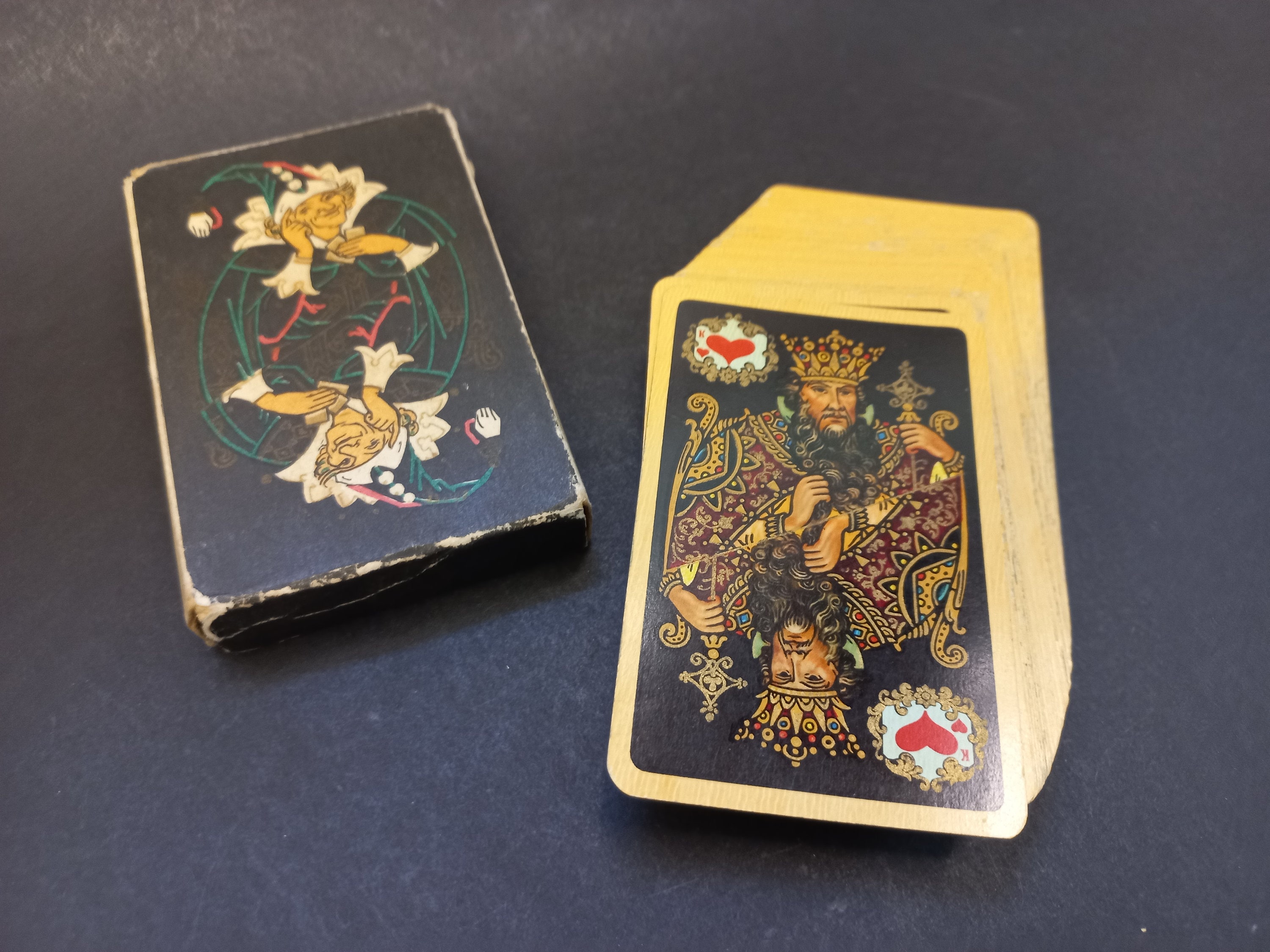 ソビエト ヴィンテージ トランプ「パレク記念品」56 枚、ソ連収集用