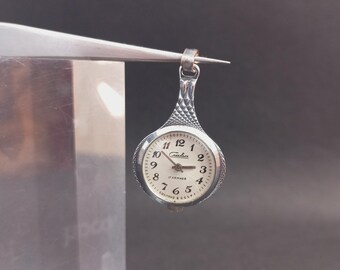 Soviet Vintage Pendant Watch Slava, Women Mechanical Watch, Ladies Wristwatches, Antique Russian Watches