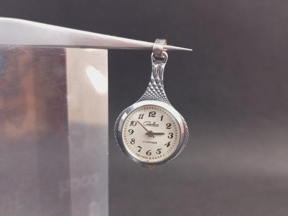 Soviet Vintage Pendant Watch Slava, Women Mechanical Watch, Ladies Wristwatches, Antique Russian Watches